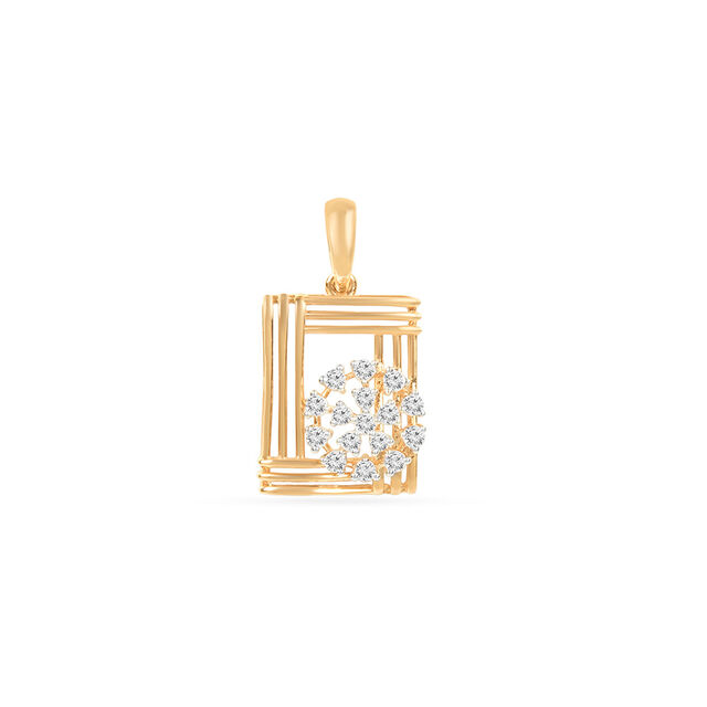Tanishq 18KT Diamond Pendant for Women 