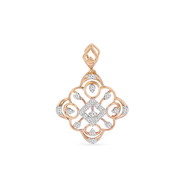 Tanishq 18KT Diamond Pendant for Women 2