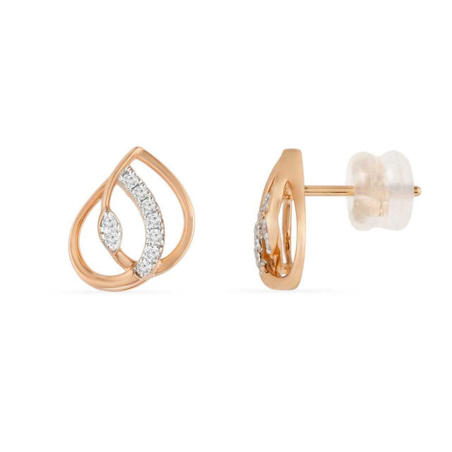 Tanishq 18KT Diamond Earrings for Women 2