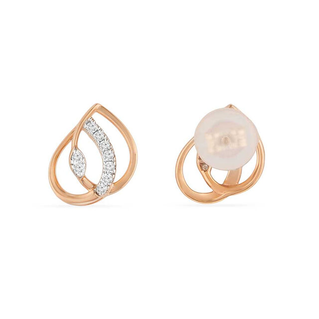 Tanishq 18KT Diamond Earrings for Women 3