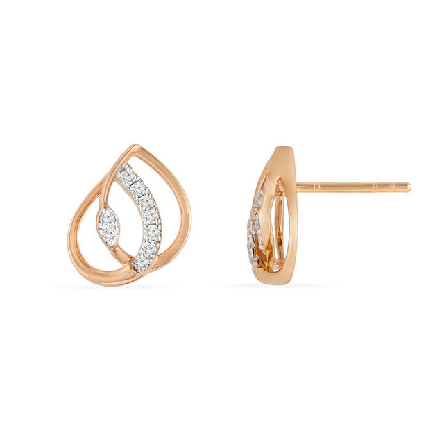 Tanishq 18KT Diamond Earrings for Women 4