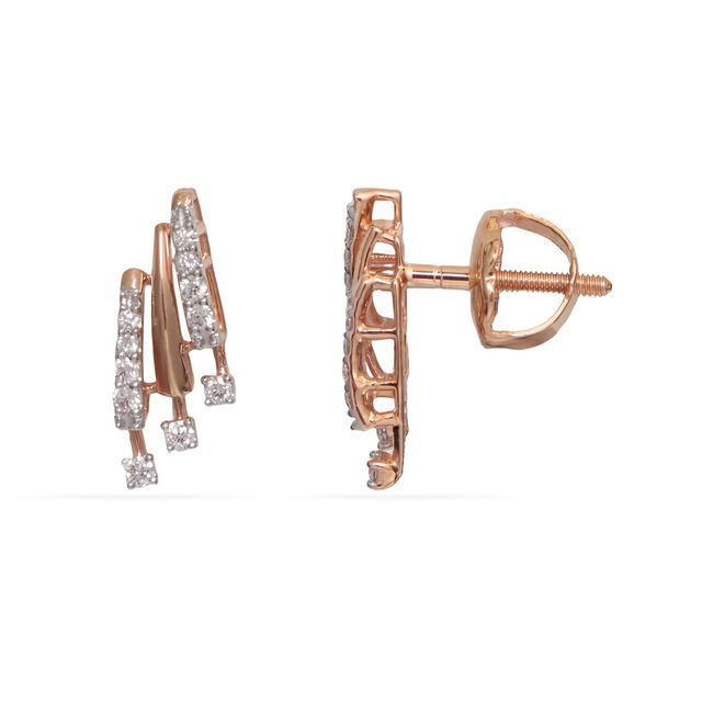 Tanishq 18KT Diamond Earrings 2