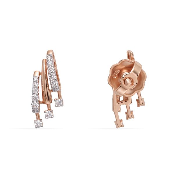 Tanishq 18KT Diamond Earrings 3