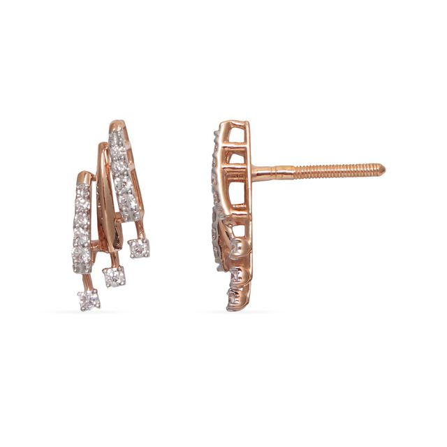 Tanishq 18KT Diamond Earrings 4