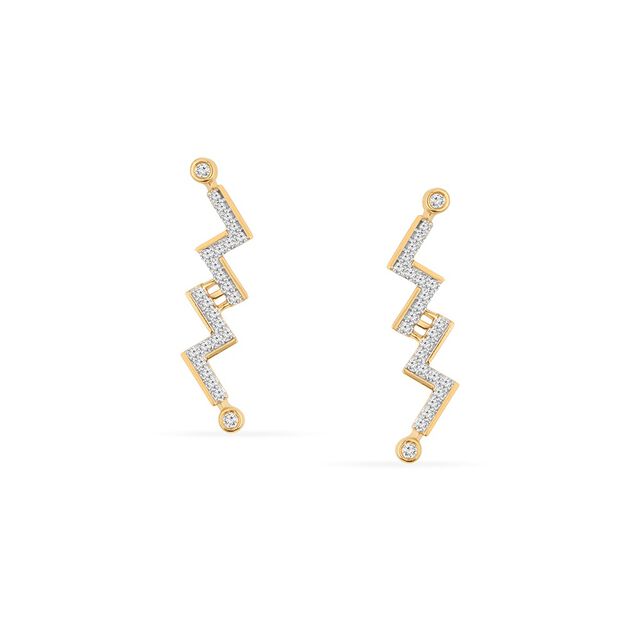 Tanishq 18KT Diamond Neckwear with Earrings for Women,,hi-res 4