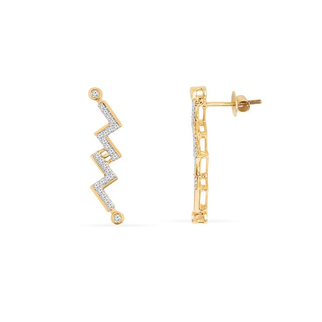 Tanishq 18KT Diamond Neckwear with Earrings for Women,,hi-res 5