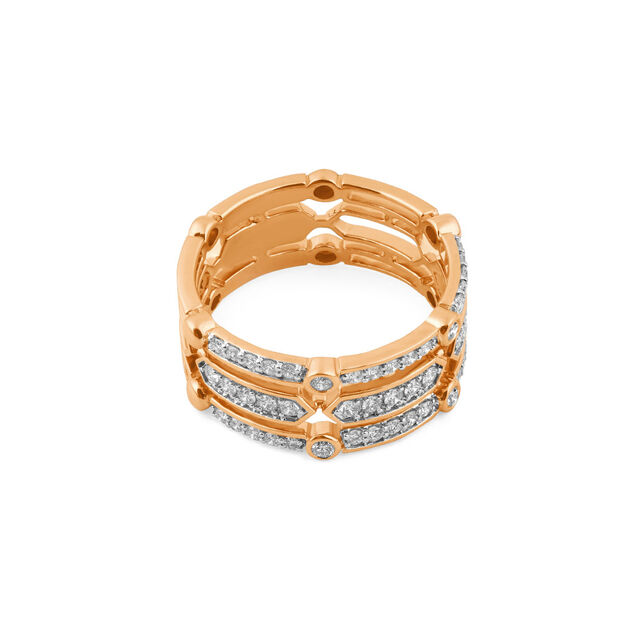 Tanishq 18 Karat Diamond Finger Ring for Women