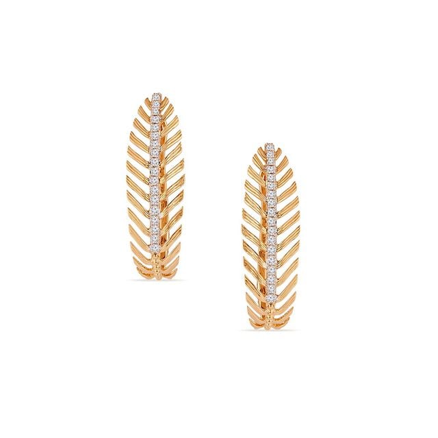 Tanishq 18KT Gold Earrings 