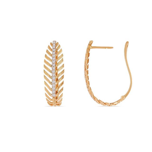 Tanishq 18KT Gold Earrings 5