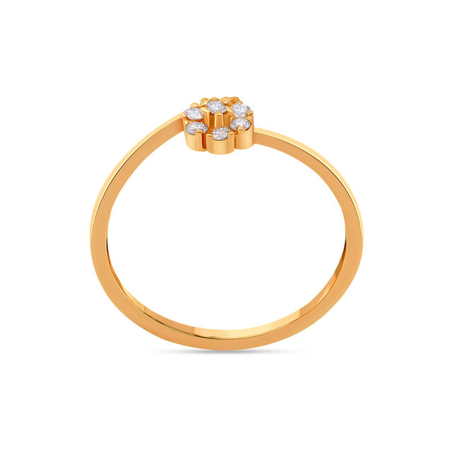 Tanishq 18 KT Diamond Finger Ring for Women