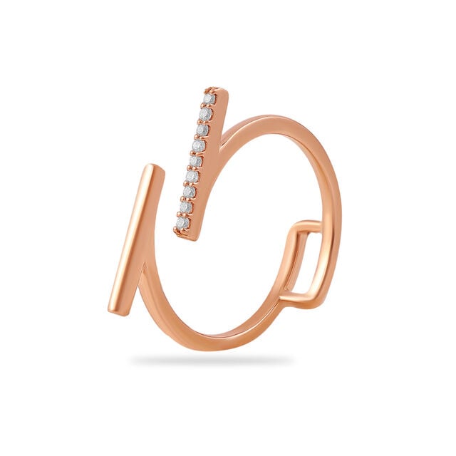 Modern Minimalist Studded Ring 3