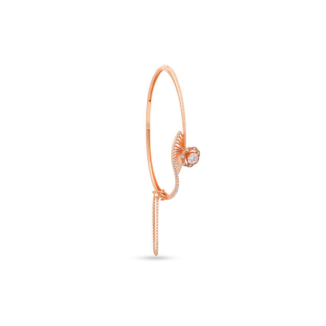 Enchanting Charm Diamond Bangle