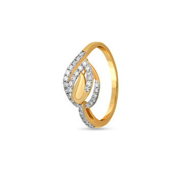 Tanishq 18 Karat Diamond Finger Ring for Women
