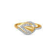 Tanishq 18 Karat Diamond Finger Ring for Women 3