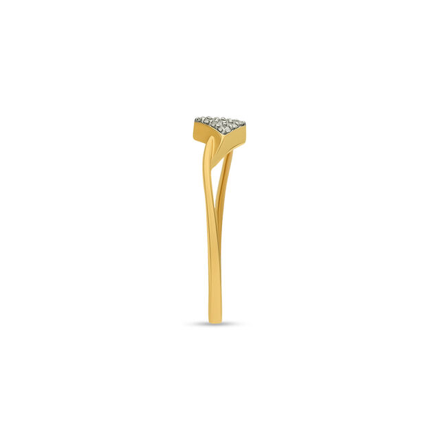 Tanishq 18 Karat Diamond Finger Ring for Women
