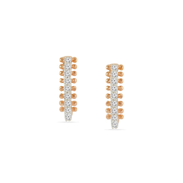 Tanishq 18 Karat Diamond Earrings for Women 2
