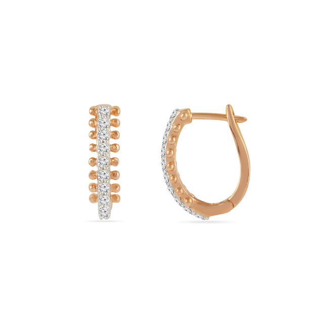 Tanishq 18 Karat Diamond Earrings for Women 3