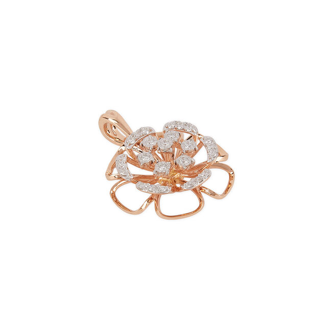Tanishq 18KT Diamond Pendant for Women 3