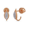Nature-Inspired Diamond Leaf Earrings 2
