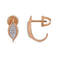 Nature-Inspired Diamond Leaf Earrings 3
