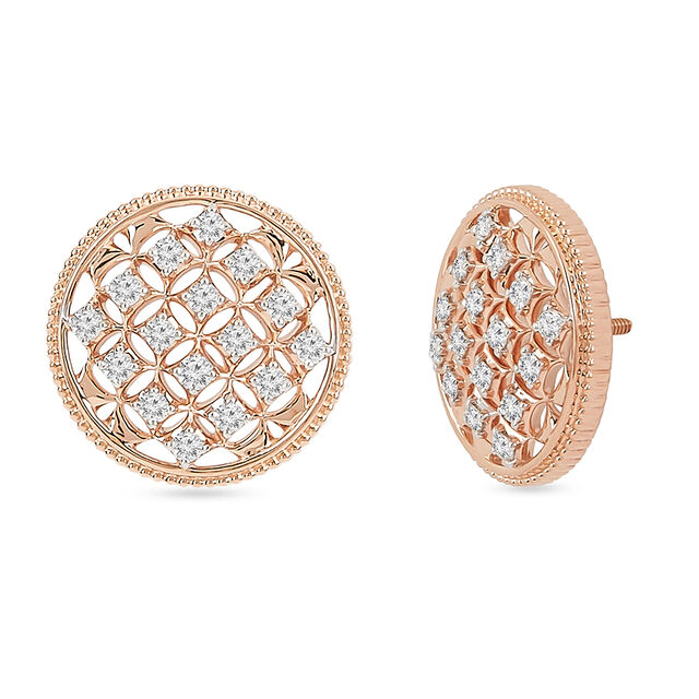 Tanishq 18KT Diamond Earrings for Women 3