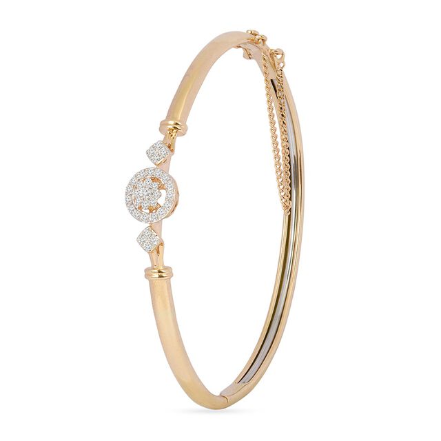 Tanishq 18KT Diamond Bangle for Women 2