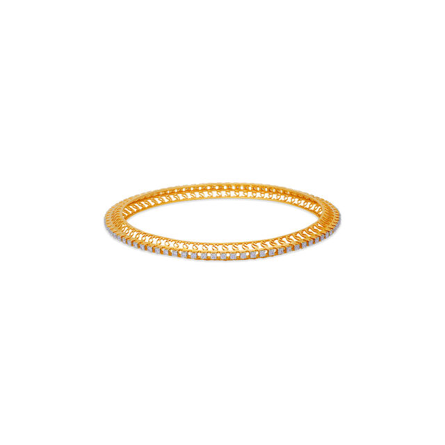 Tanishq 18 Karat Diamond Bangle for Women 
