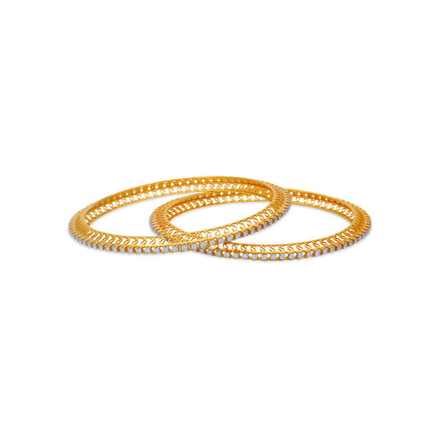 Tanishq 18 Karat Diamond Bangle for Women 2