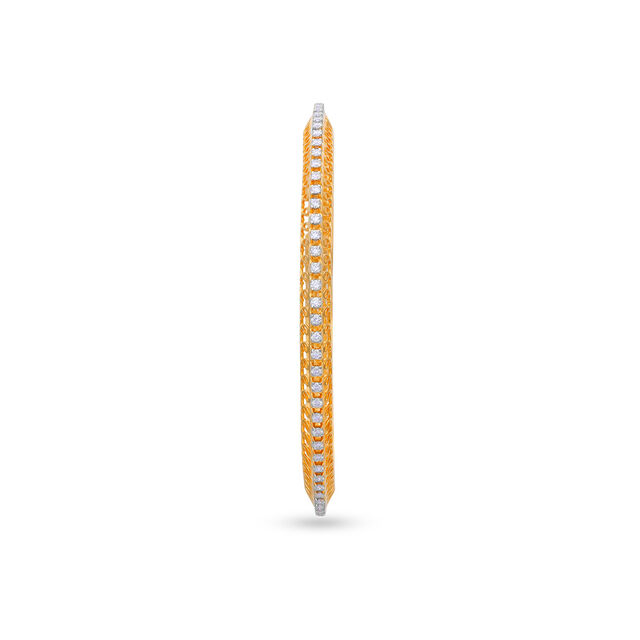 Tanishq 18 Karat Diamond Bangle for Women 3
