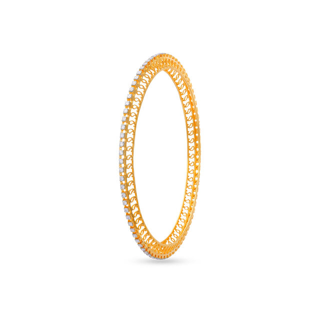 Tanishq 18 Karat Diamond Bangle for Women 4