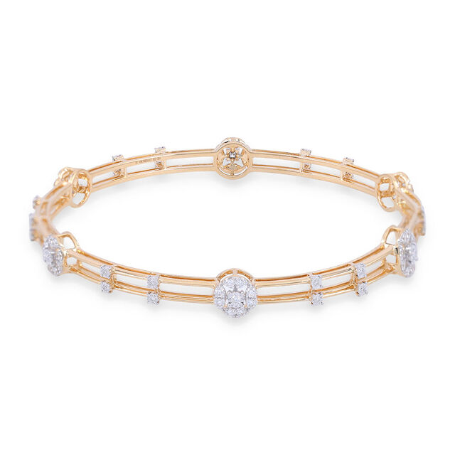 Elegant Diamond Studded Bangle 