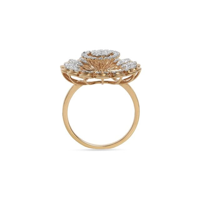 Tanishq 18KT Diamond Finger Ring 4