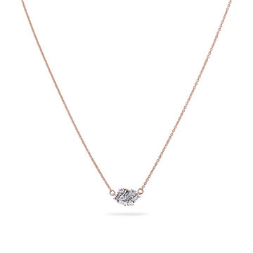 Fragmented Diamond Form Necklace