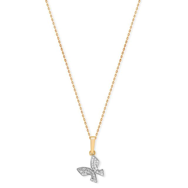 Tanishq 18KT Diamond Pendant with Chain for Women