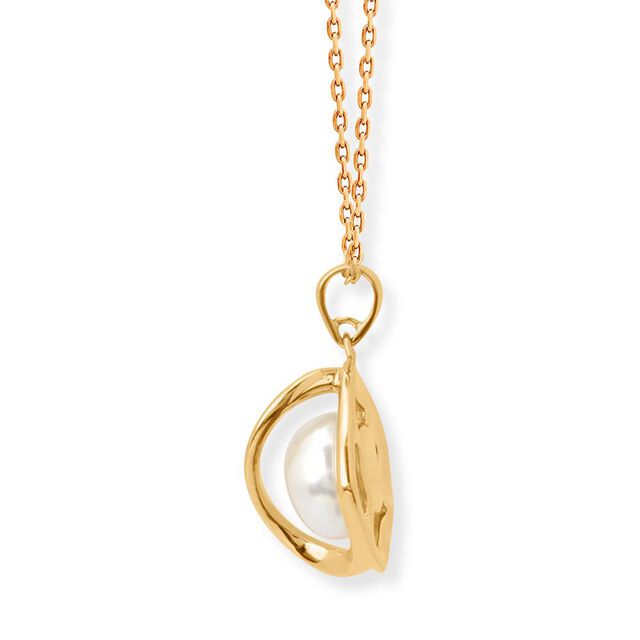 Tanishq 18 Karat Gold Pendant with Chain 2