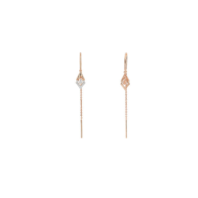 Tanishq 18KT Diamond Earrings for Women 3