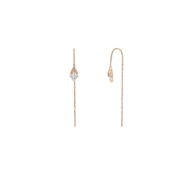 Tanishq 18KT Diamond Earrings for Women 4