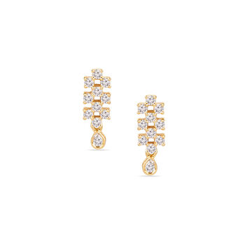 Tanishq 18KT Diamond Earrings for Women