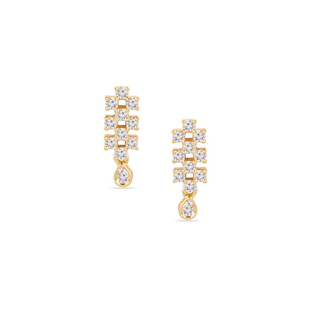 Tanishq 18KT Diamond Earrings for Women 