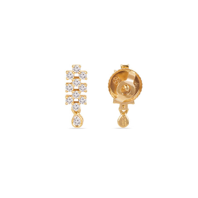 Tanishq 18KT Diamond Earrings for Women 3