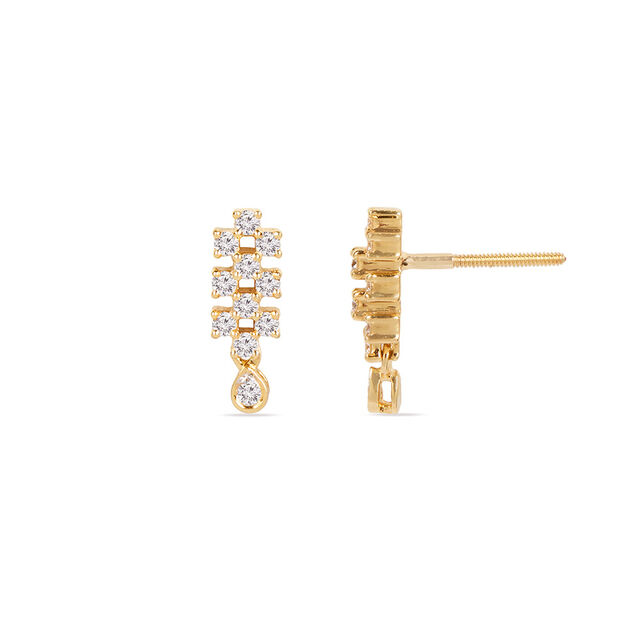 Tanishq 18KT Diamond Earrings for Women 4