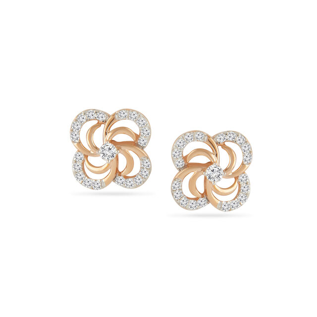 Tanishq 18 Karat Diamond Earrings for Women 