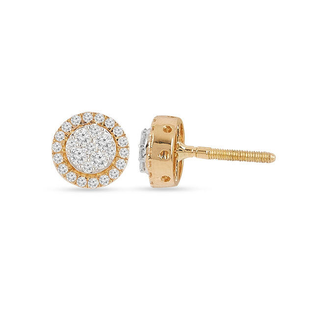 Tanishq 18KT Diamond Earrings for Women 2