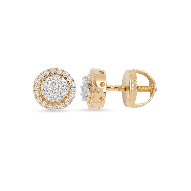 Tanishq 18KT Diamond Earrings for Women 4