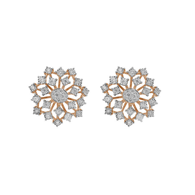 Tanishq 18 Karat Diamond Earrings for Women 