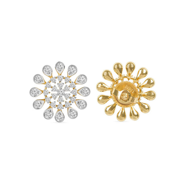 Tanishq 18KT Diamond Stud Earrings for Women 3