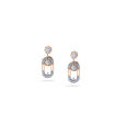 Radiant Diamond Frame Drop Earrings,,hi-res 