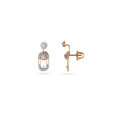 Radiant Diamond Frame Drop Earrings,,hi-res 2
