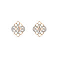 Tanishq 18 Karat Diamond Pendant and Earrings Set for Women 4