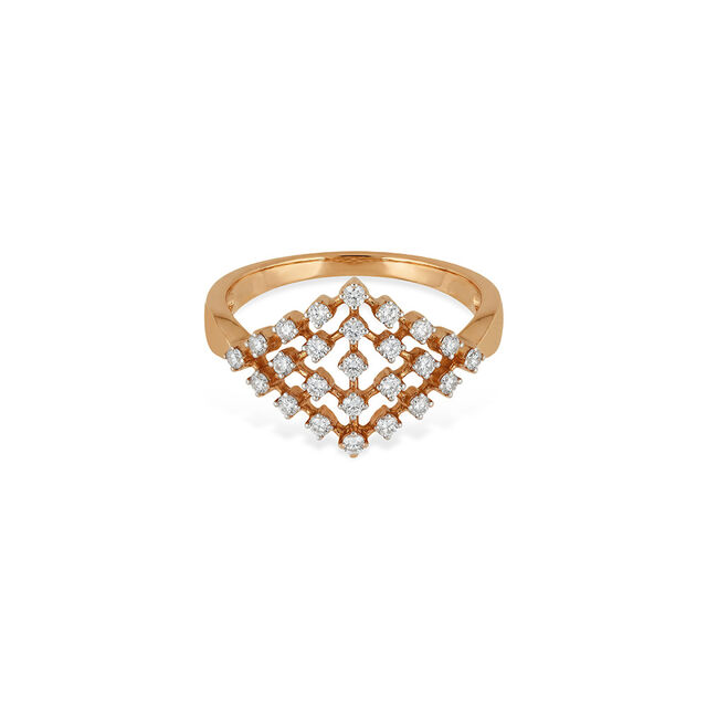 Tanishq 18KT Diamond Finger Ring for Women 